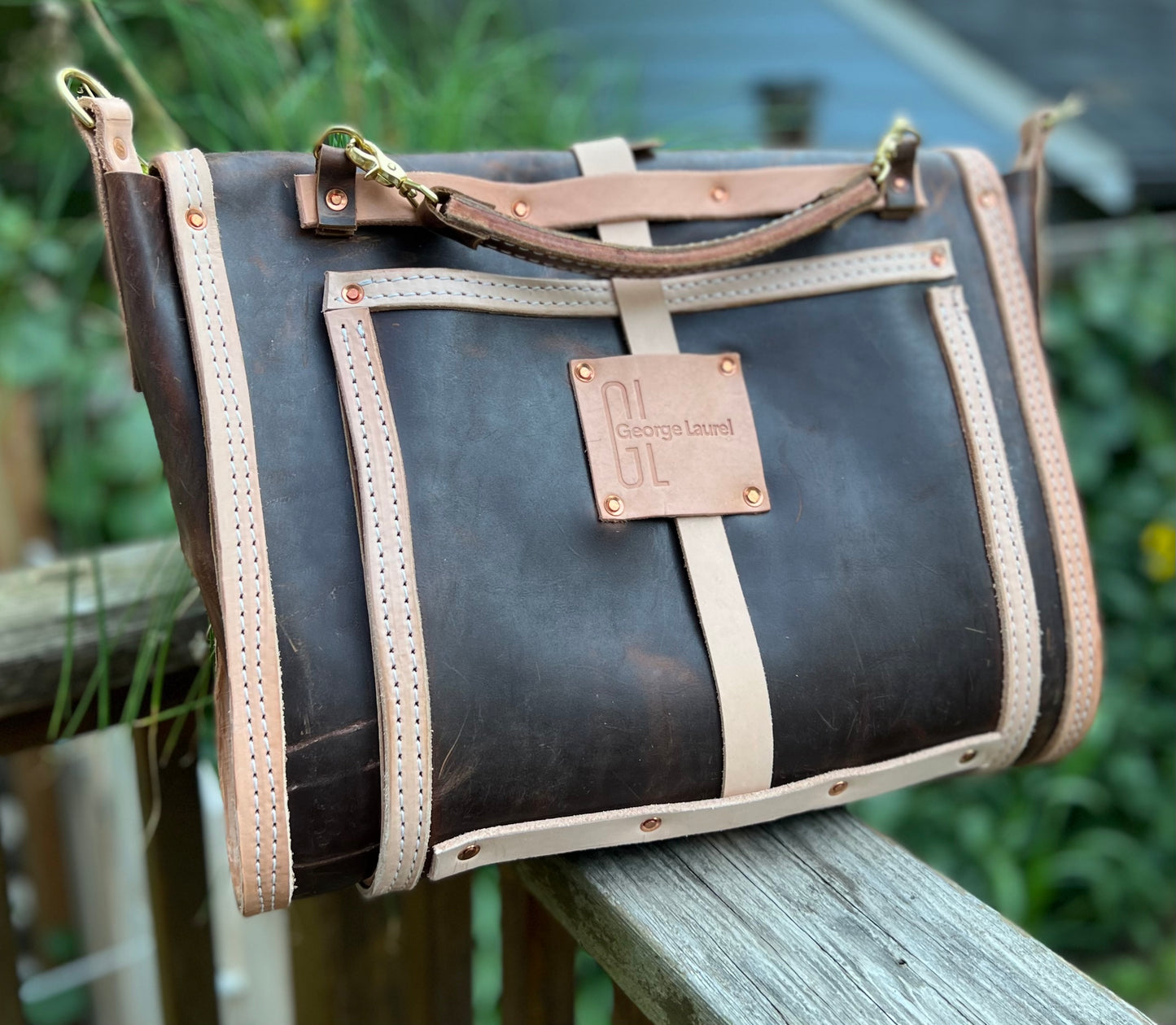 Ultimate Leather Satchel Rustic Brown